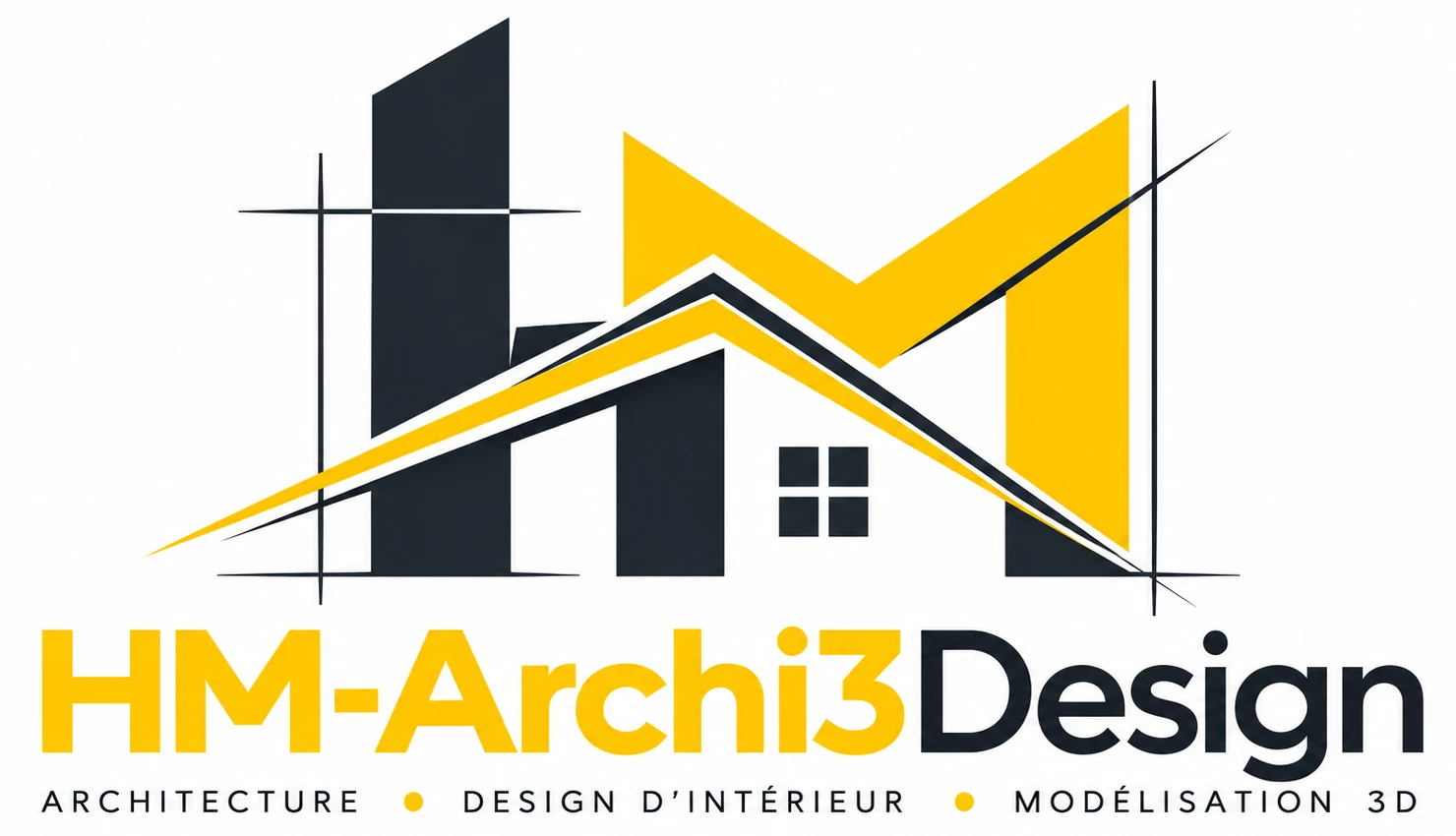Logo HM-Archi3Design : architecture, design d’intérieur, modélisation 3D